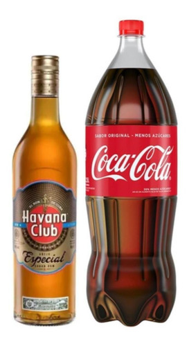 Ron Havana Especial 750 Ml + Coca Cola 2,25 Lts Combo Oferta