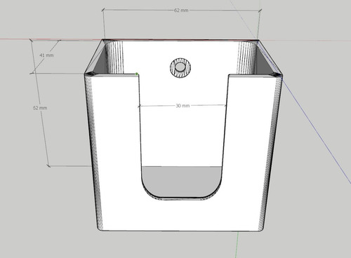 Imagen 4 de 5 de Soporte Pared Muro Control Remoto Impreso 3d Pla V2