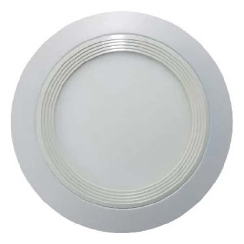 Lampara Luminaria Spot Led Bote O Plafón 6500k 10 Pzas Blanco