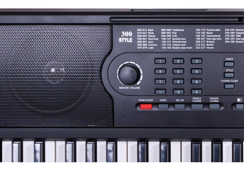 Imagen 5 de 10 de Teclado Parquer 4 Octavas 54 Teclas Negro Principiante