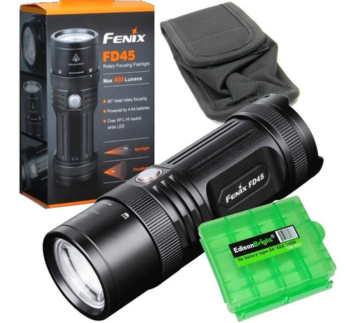 Fenix Fd45 Linterna Led Zoom 900 Lumene Bateria Bbx4