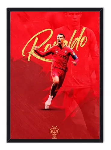 Cuadro Enmarcado - Poster Cristiano Ronaldo