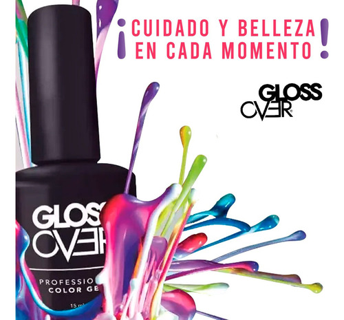 Gama Soul Gelov Gel Para Uñas 25 Tonos Pastel 15g Gloss Over Color BONES 679