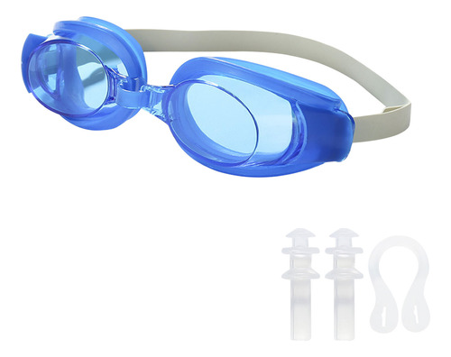 Gafas De Natación Con Pinza Nasal Y Tapones Para Los Oídos,