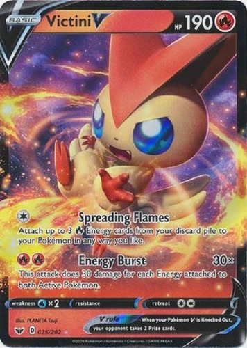 Victini V 025/202 Ultra Raro Pokemon Tcg