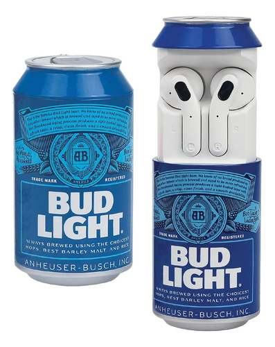 Auriculares Inalámbricos Bud Light Estuche Carga Forma Lata,