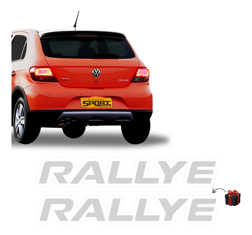 Adesivos Para Gol Rallye G5 G6 2010/2016 Emblema - Genérico