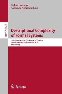 Libro Descriptional Complexity Of Formal Systems : 22nd I...