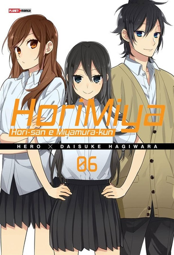 Horimiya - 06, de Hero. Editora Panini Brasil LTDA, capa mole em português, 2022