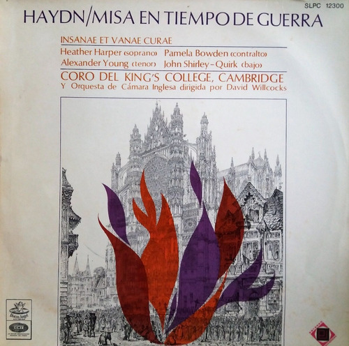 Haydn - Misa En Tiempo De Guerra 1970  Lp 
