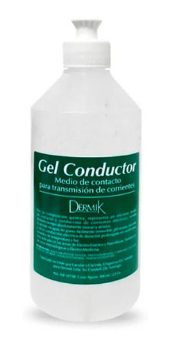 Gel Conductor Corriente Electrodos Dermik