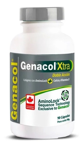 Genacol Xtra Colágeno Con Calcio Y Vitamina D 90 Capsulas