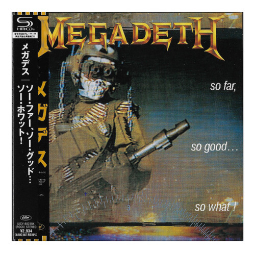 Megadeth  So Far, So Good...so What! Cd