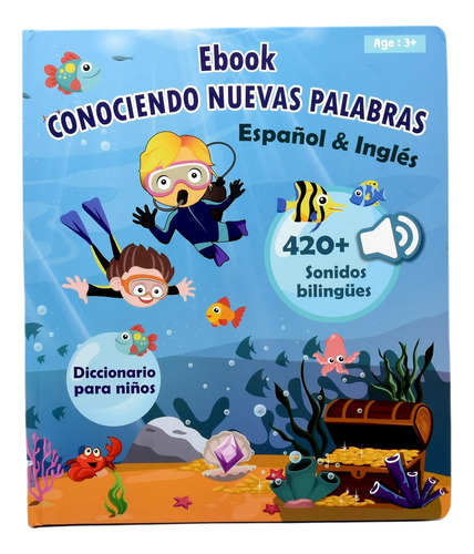 Libro Interactivo Con Sonidos Aprendizaje Ingles Español