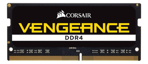 Memoria RAM Vengeance gamer color negro 8GB 1 Corsair CMSX8GX4M1A2400C16