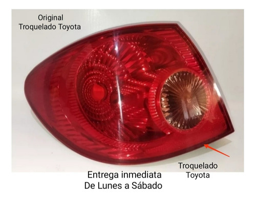 Stop Izq Toyota Corolla New Sensación 03/08 Original 