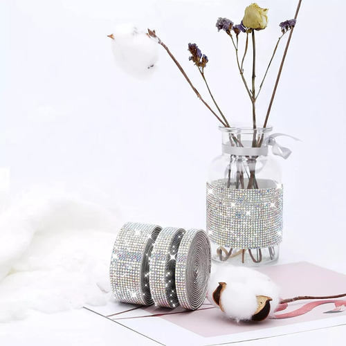 Pegatina De Diamantes De Imitación De 4 Rollos Para Tomar De