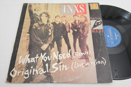 Vinilo Maxi Inxs What You Need Remix 1986 Original Sin Live