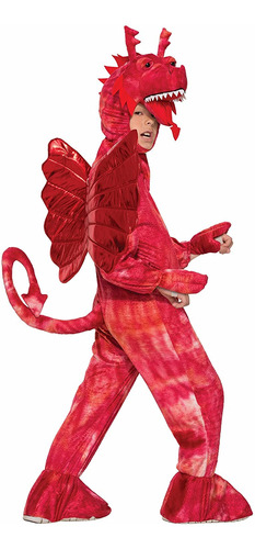 Disfraz De Dragon Rojo Para Ninos, De Forum Novelties, L, Ro