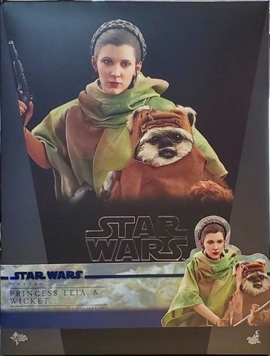 Hot Toys Star Wars Return Of The Jedi Princesa Leia Wicket (Usado)