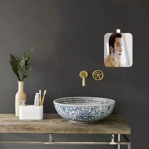 Espejo Antivaho Para Baño Y Ducha Para Colgar En La Pared, 2
