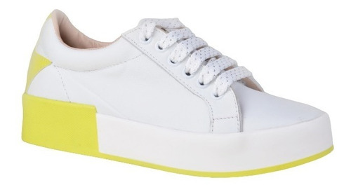 Zapatillas Urbanas De Mujer De Cuero Flow - Ferraro