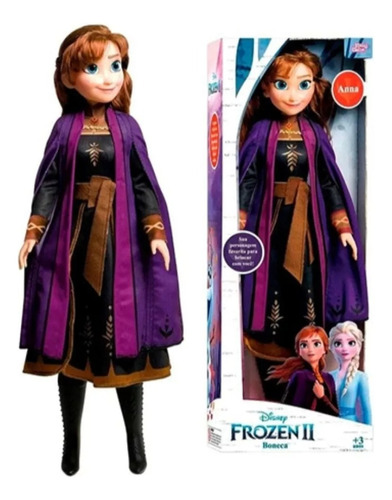 Muñeca Elsa Anna Frozen Gigante 55cm Tapi - Sharif Express