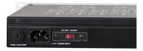 Amplificador De Fones Alctron H8n Profissional 8 Canais Bi-volt