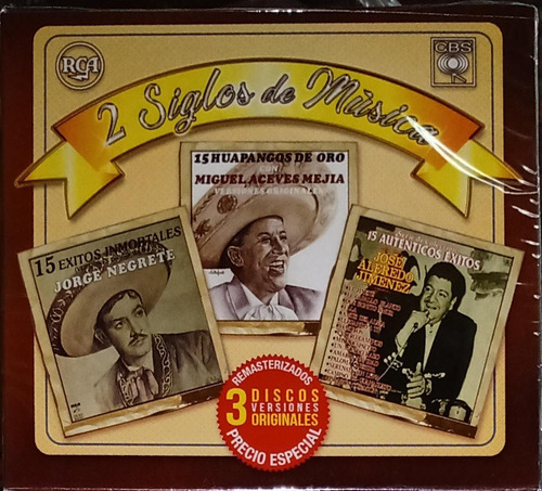 Miguel Aceves / Jorge Negret / José Alf - 2 Siglos De Música