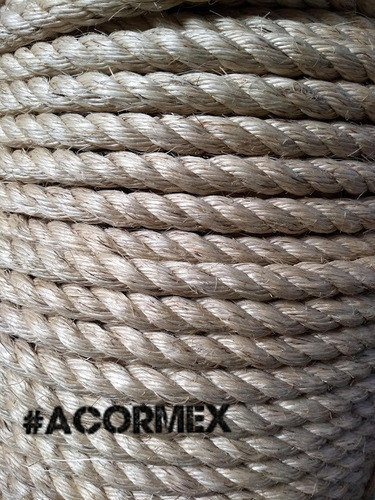 Soga Cuerda Henequen Ixtle Mecate 1 25mm 20mts