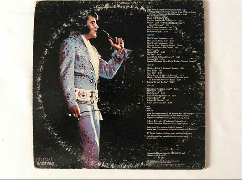 Elvis Presley In Concert (puro Disco Y Casset Vhs) Original (Usado)