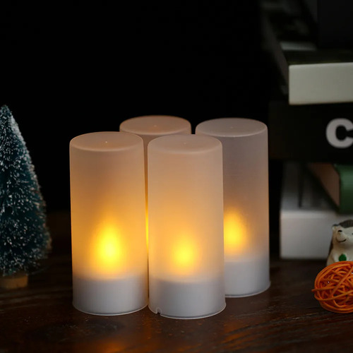 Lámpara De Vela Led, Velas, Luces Recargables Sin Llama