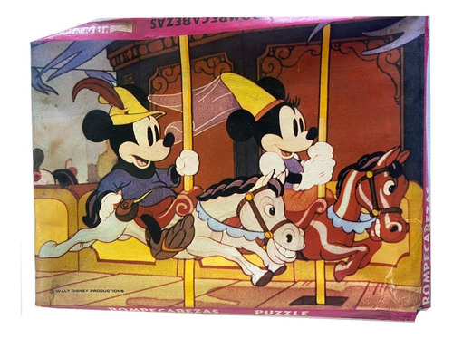 Rompecabezas Puzzle Disney Personajes 50 Piezas 24x34