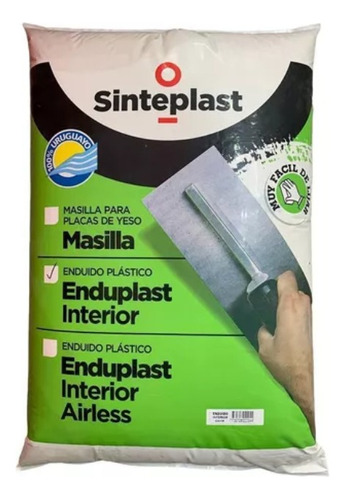 Enduido Interior 20 Kg Sinteplast Oferta Pf