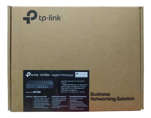 Stock Router Vpn Gigabit Multi-wan Safestream Tp Link Er7206