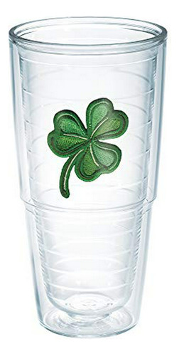 Tervis Shamrock Made In Usa Vaso Aislado De Doble Pared, 24 