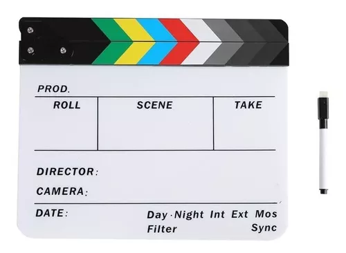 Claqueta De Director Cine Grabacion Profesional Filmaciones