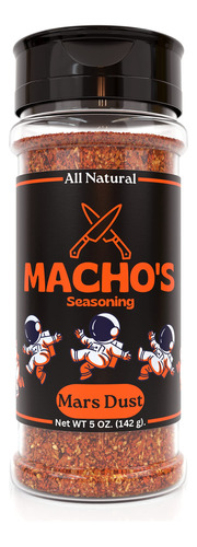 Macho's Mars Dust - Condimento Natural (5 Onzas) | Sin Glute
