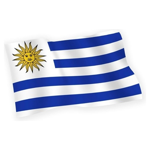 Bandera Banderas De Uruguay 150 X 90 Cm Rusia 2018