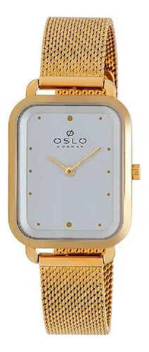 Relogio Oslo Feminino Dourado Olgsss9t0001