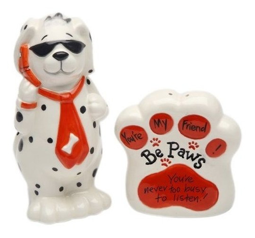 Appletree Design Be Paws You're My Friend Juego De Sal Y Pim