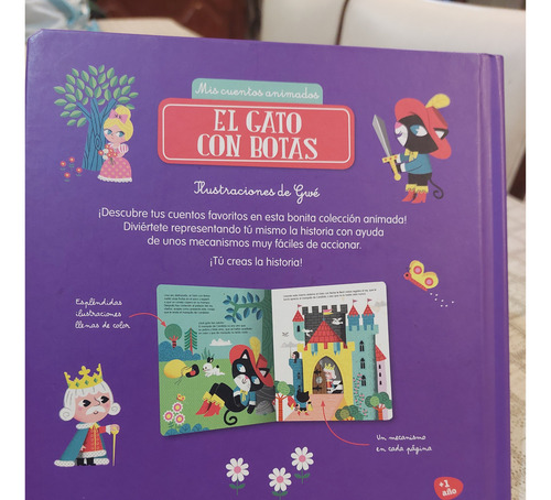 El Gato Con Botas, Cuentos Animados. (Usado)