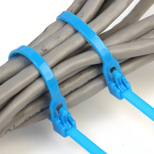 Abraçadeiras De Nylon Ajustáveis, Fio De Fixação, 100 Unidad
