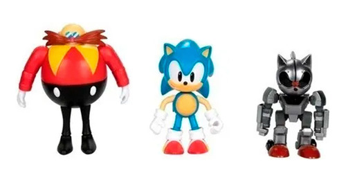 Sonic The Hedgehog Playset Con Personajes Articulados Wabro