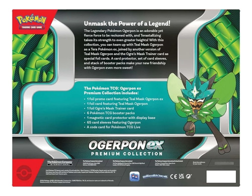 Cartas Pokémon Ogerpon Ex Premium Collection
