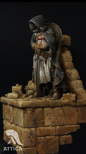 Sargento Templário Pintado Qualidade Museu