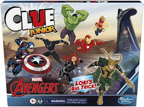  Clue Junior : Marvel Avengers Edition Board Game Para Niños