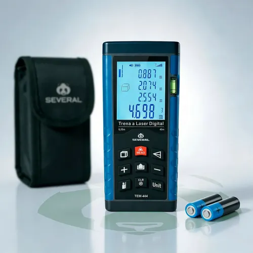 Trena A Laser Several Importados Medidor Digital Portátil Com Display Lcd Iluminado E Funções Avançadas Para Medição Rápida E Precisa