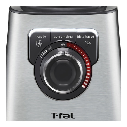 Imagen 3 de 3 de Licuadora T-fal Perfectmix+ BL811DMX 1.5 L plata con vaso de vidrio
