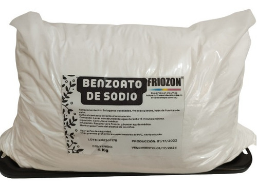 Benzoato De Sodio Conservante X 5000 Grs - g a $20